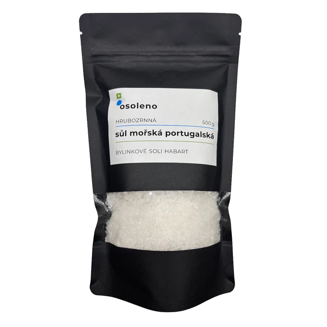 Portugalská mořská sůl hrubozrnná, 500 g