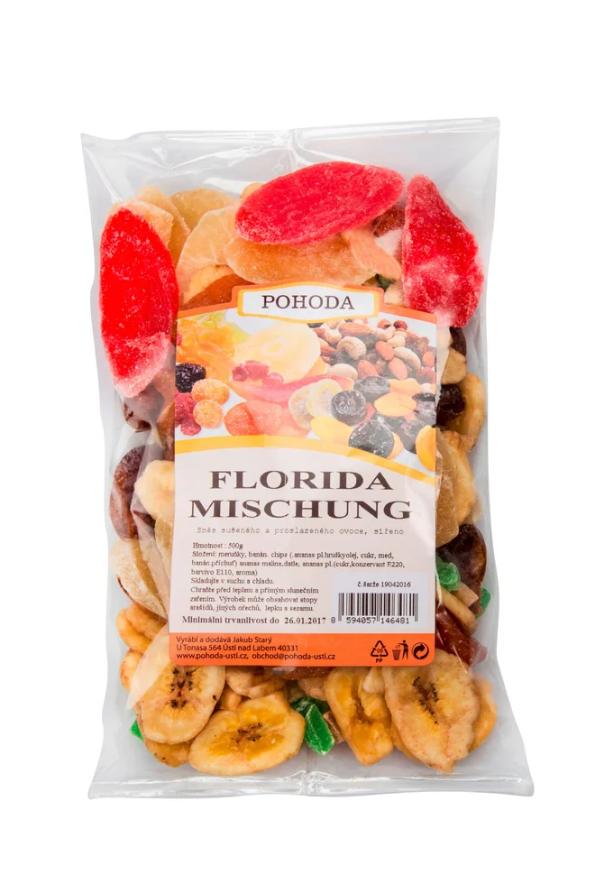 500 g Florida zmes ovocia sladená