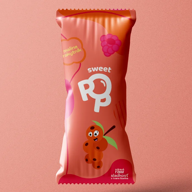 Sweet Pop - malina-rakytník, 30 g