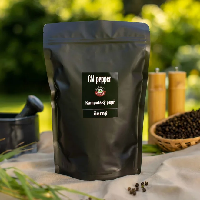 Kampotský pepř – černý