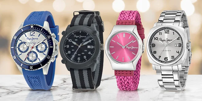 Dámské i pánské analogové hodinky Pepe Jeans