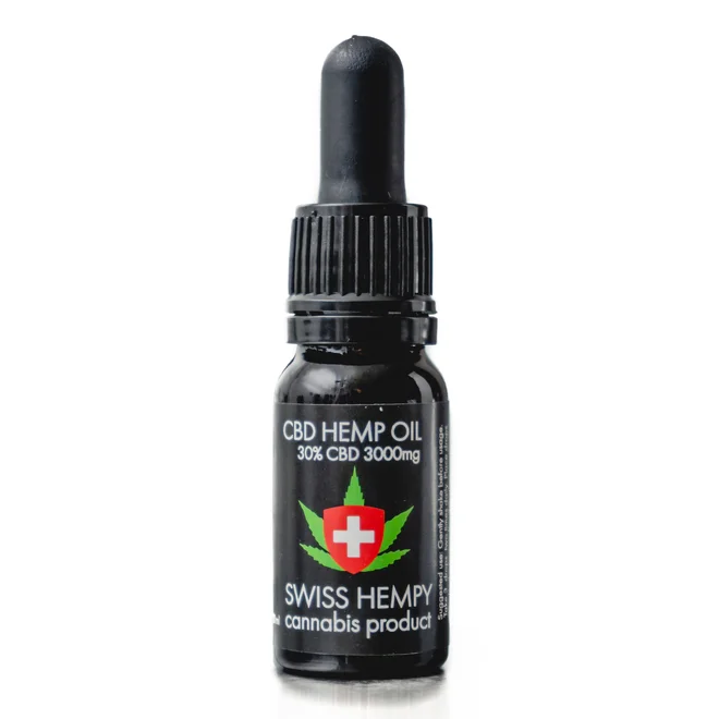 30% CBD olej 3000 mg Swisshempy (10 ml)
