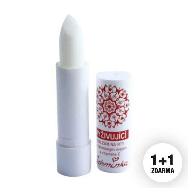 2 x 4,5 g Vyživujúci vegan balzam na pery (mandľa)