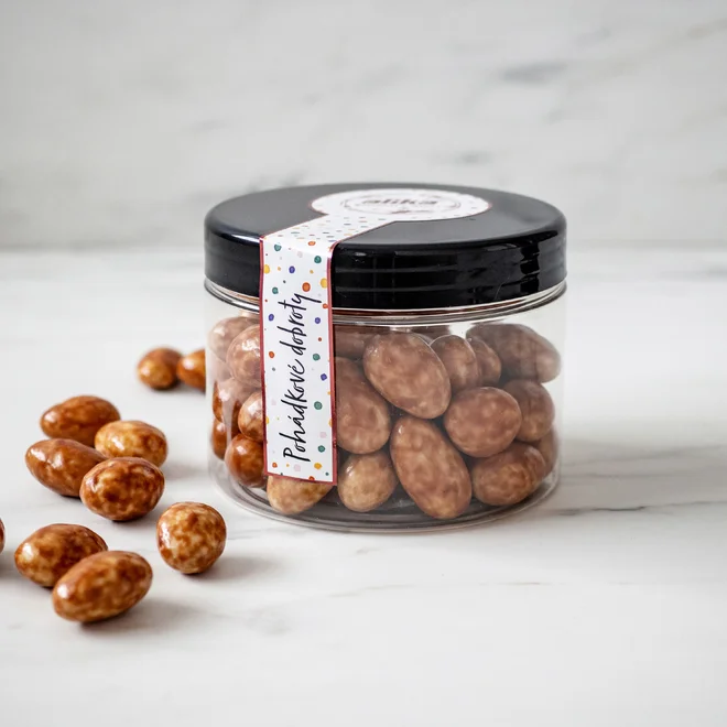 Mandle v čokoládě s příchutí tiramisu, 300 g