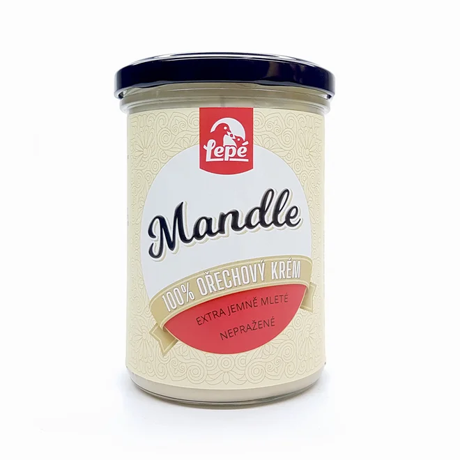 Mandle – 100% ořechový krém, 400 g