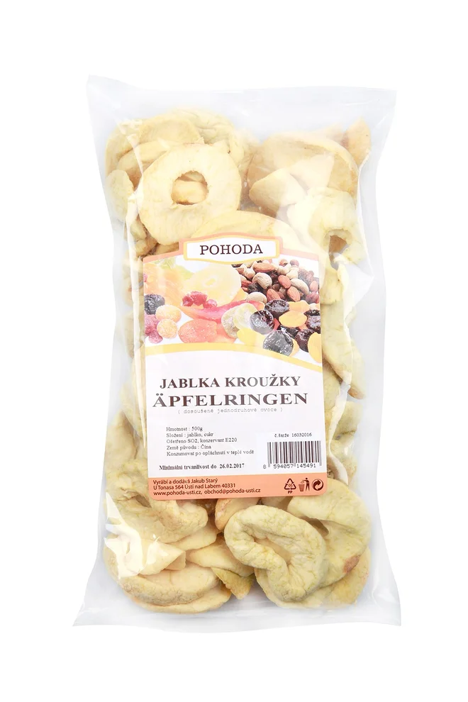 500 g Jablká krúžky sladené