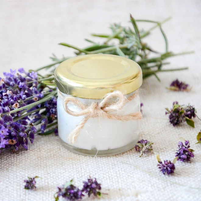 30 ml Prírodná krémová voňavka a dezodorant 2v1 (levanduľa s materinou dúškou)
