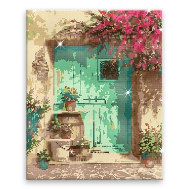 Kytky okolo dveří 40 × 50 cm