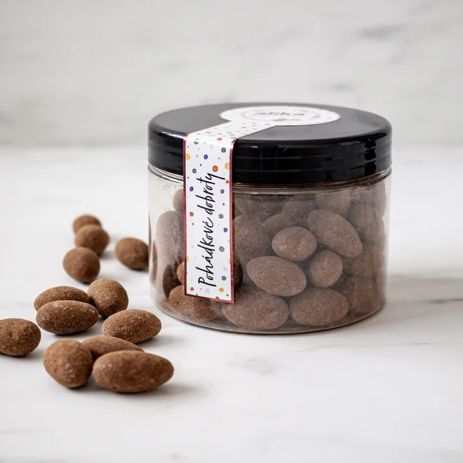 Mandle v mléčné čokoládě a skořici, 300 g