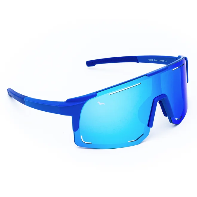 Modré polarizační brýle Kašmir Sport Sunset Polarized 2.0 SSP3 - skla modrá zrcadlová