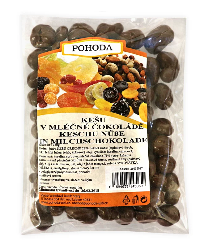 250 g Kešu v mliečnej čokoláde
