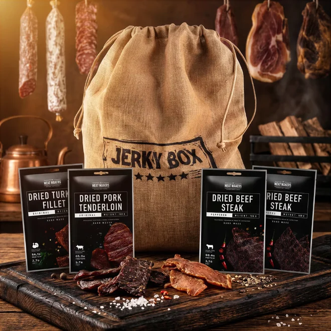 Jerkybox pytel sušený steak - M