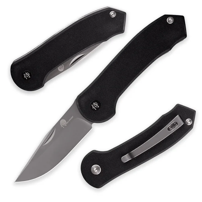 Zavírací nůž Dellinger Gun PVD-coated, VG-10 & G10 Black
