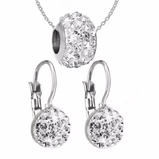 Sada náušnic a přívěsku s krystaly Swarovski Elements
