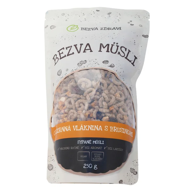 Celozrnná vláknina s brusinkami (250 g)