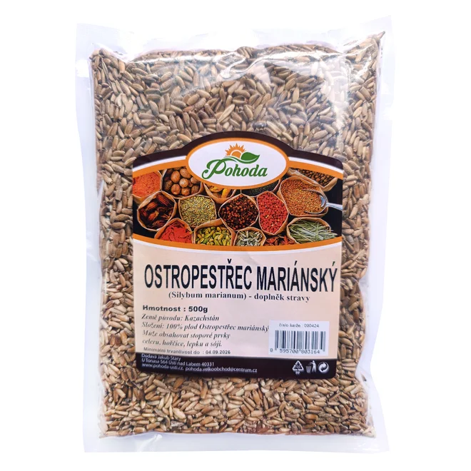 Ostropestřec mariánský - celý, 500 g
