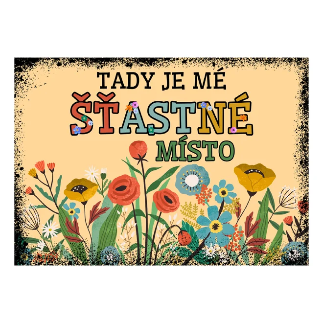 Cedulka - Šťastné místo