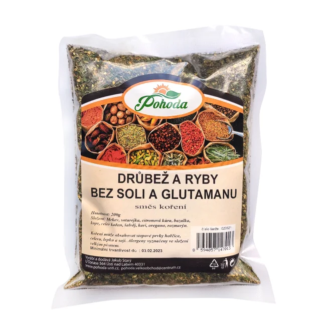 Drůbež a ryby, 200 g