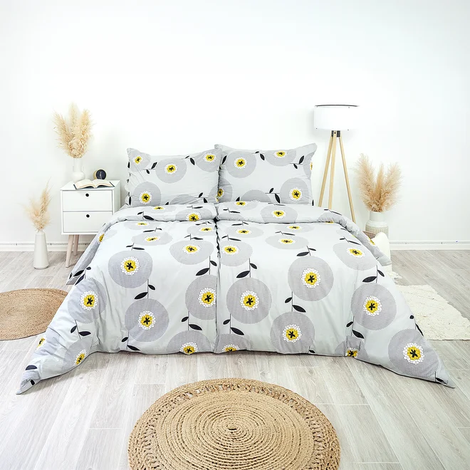 Bavlněné povlečení/knoflík - Pampeliška
