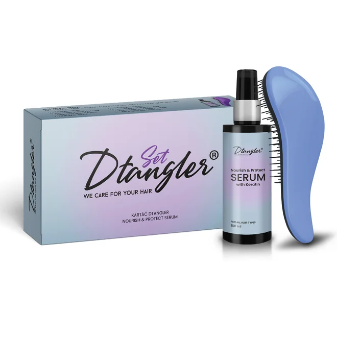 Dtangler sérum & rozčesávací kartáč Blue