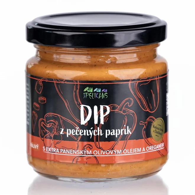 Dip z pečených červených paprik - Pálivý, 170 g