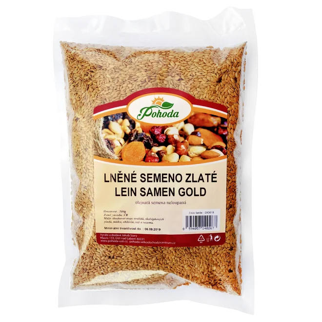 Lněné semínko zlaté, 500 g