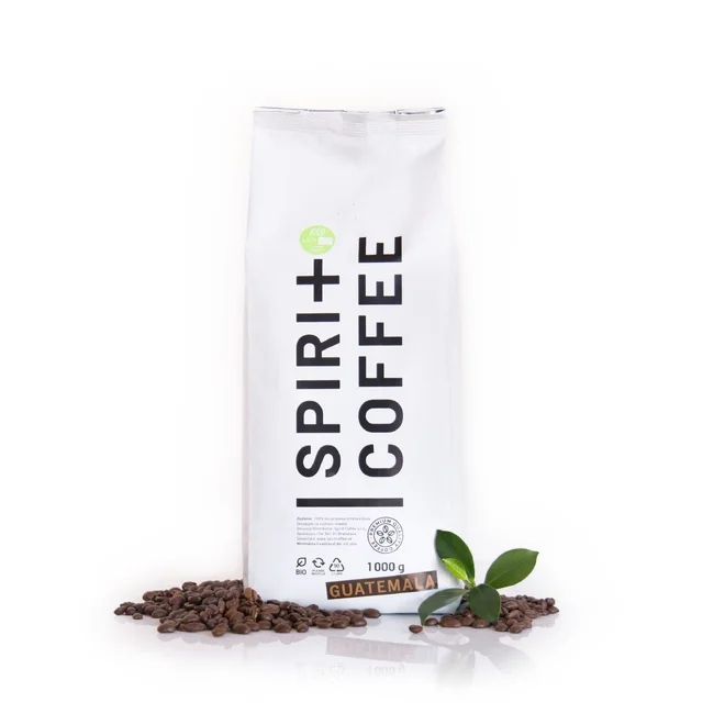 BIO Zrnková káva Spirit Coffee "Guatemala SHB San Marcos Organic"