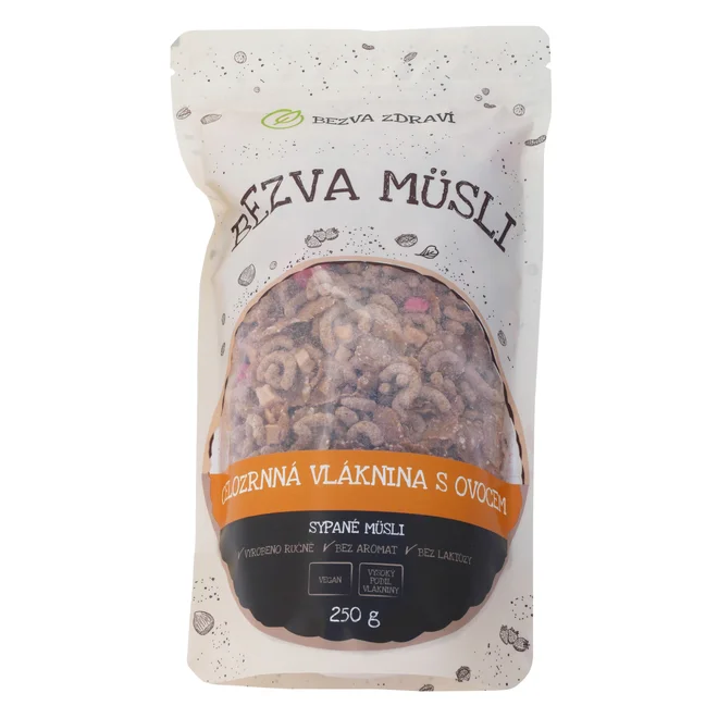 Celozrnná vláknina s ovocem (250 g)
