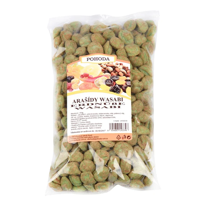 Arašídy wasabi, 500 g