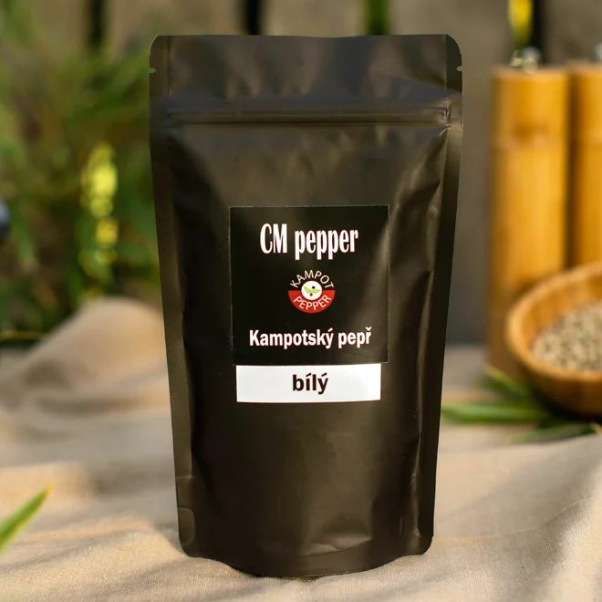 Kampotský pepř – bílý