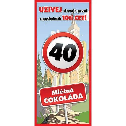 100 g Mliečna čokoláda „Všetko najlepšie"