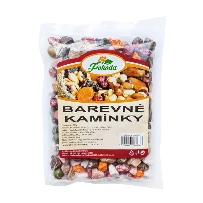 Barevné kamínky, 250 g