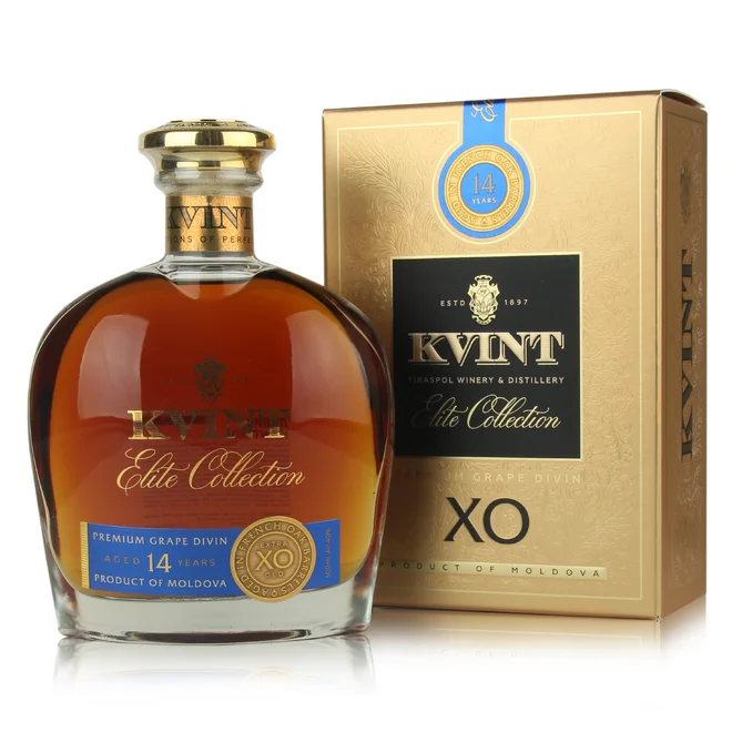 Moldavská brandy KVINT 14y s krabičkou