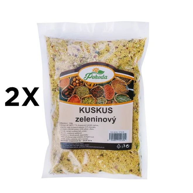 2 x 500 g Kuskus (zeleninový)
