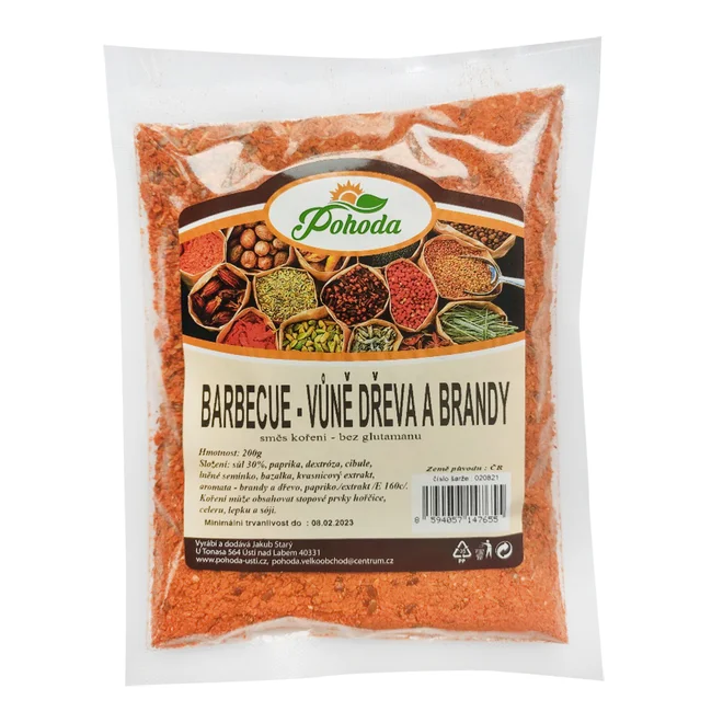 Barbecue – vůně dřeva a brandy, 200 g