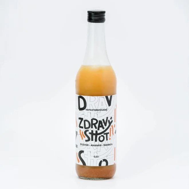 Zázvorový nápoj Ginger Shot "Ananás a škorica"