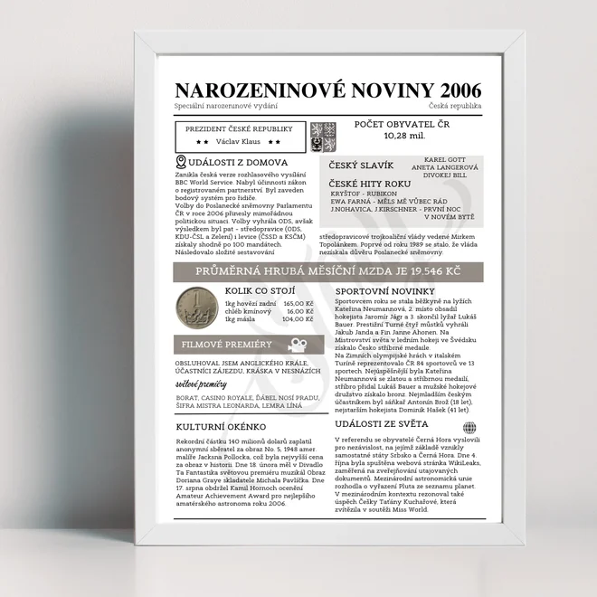 Narozeninové noviny 2006