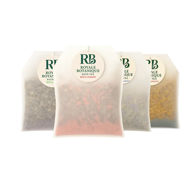 4 x 140 g MIX Balenie prémiových čajov do kúpeľa "Royale Botanique"