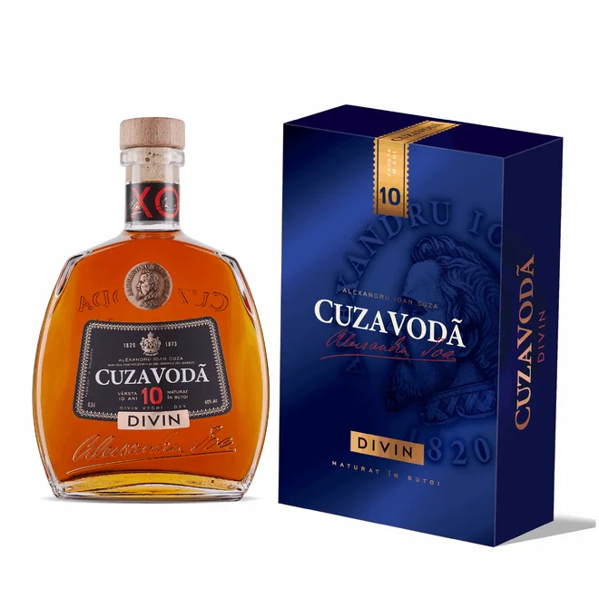 Brandy CUZA VODA Biografie VSOP 10Y s krabičkou