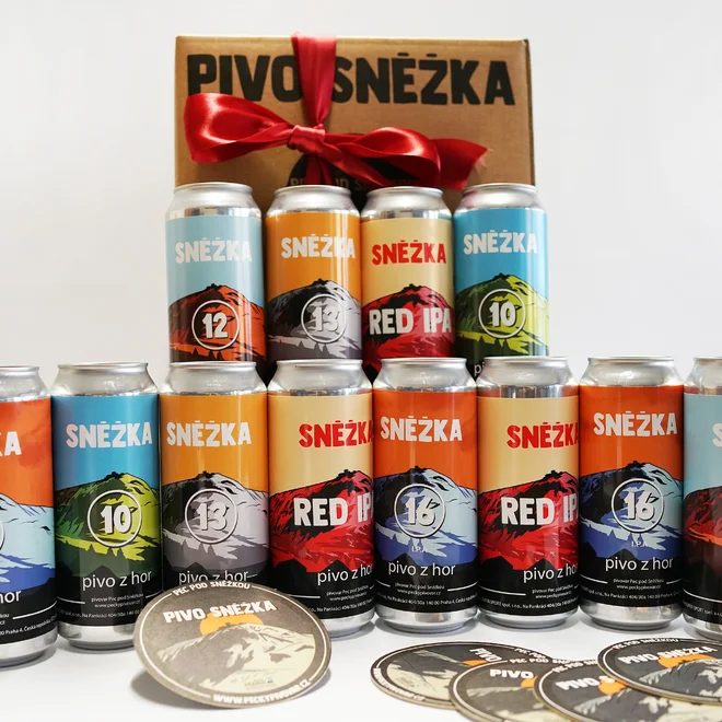 Degustační pivní set Plechová Dominance