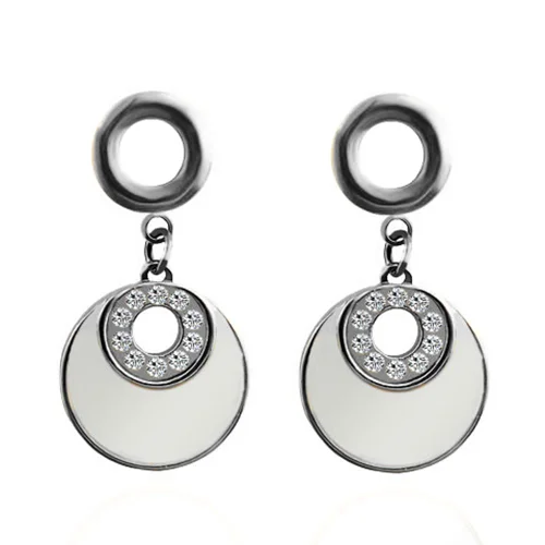 Náušnice se dvěma krystaly Swarovski Elements - Dasy