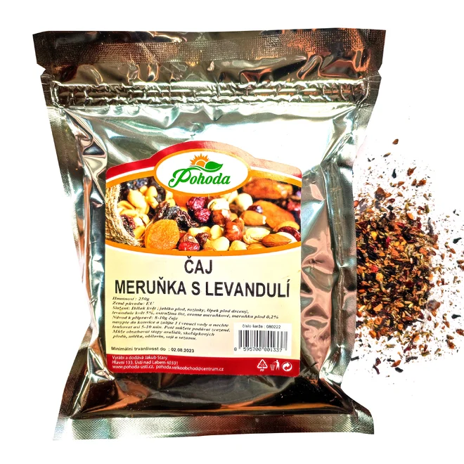 250 g Čaj s marhuľou a levanduľou