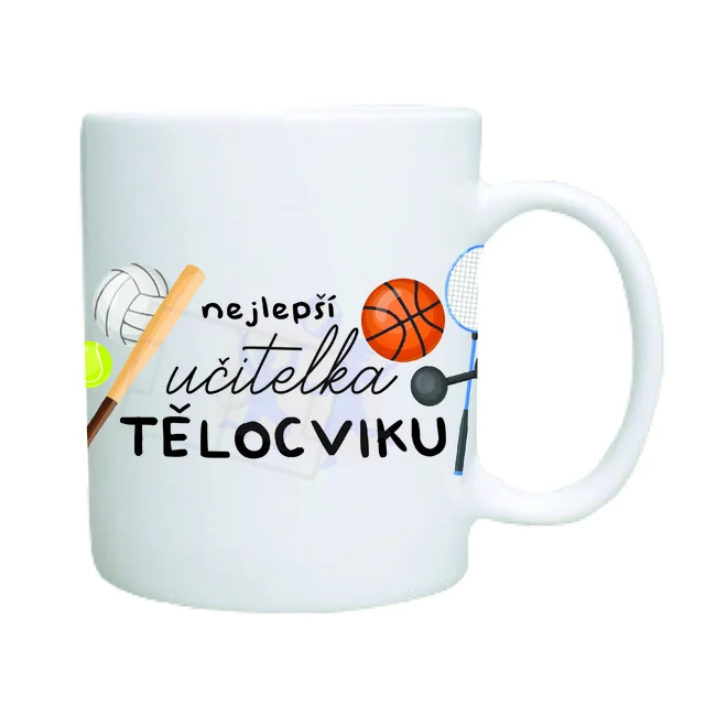 Hrnek pro učitelku tělocviku