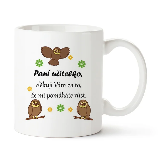 Paní učitelko, děkuji – sovičky
