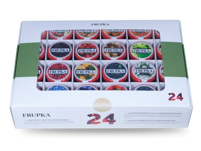 24 x 60 ml Pečený čaj Frupka (univerzálna darčeková krabička)