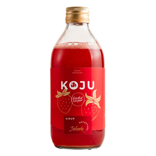 540 ml Farmársky sirup českej výroby (jahoda)