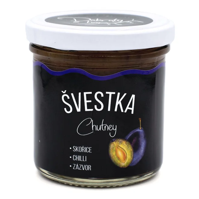 Slivkové chutney (zázvor, škorica, chilli)