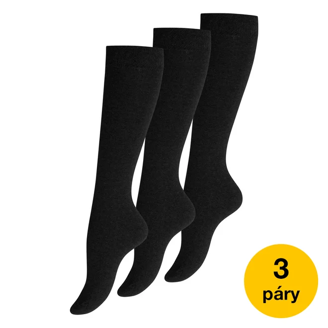 Podkolenky dámské bavlněné COMFORT- 3 páry