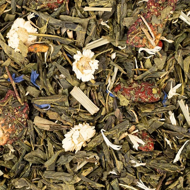 100 g Sypaná zmes zeleného čaju "Sencha Gojiberry"