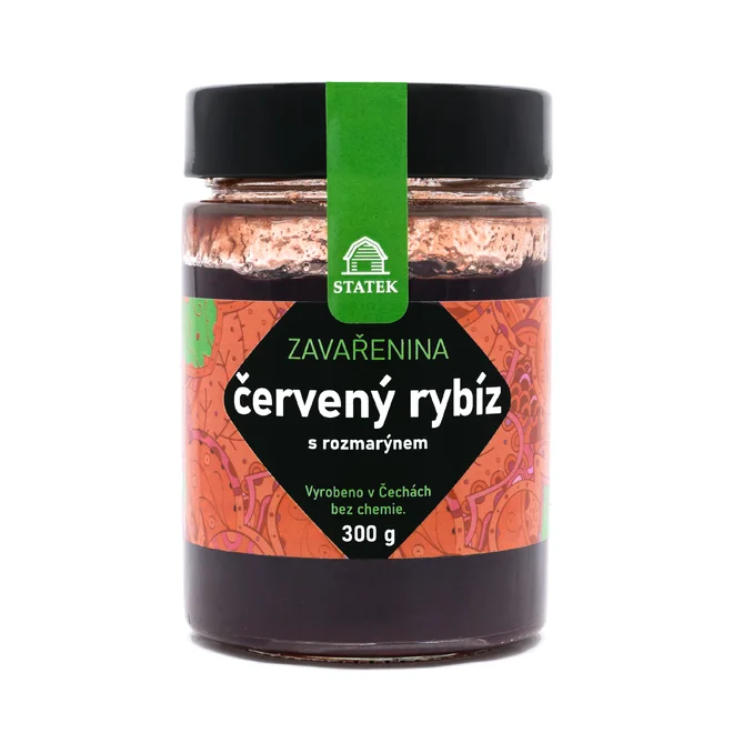 Červenorybízová zavařenina s rozmarýnem, 300 g